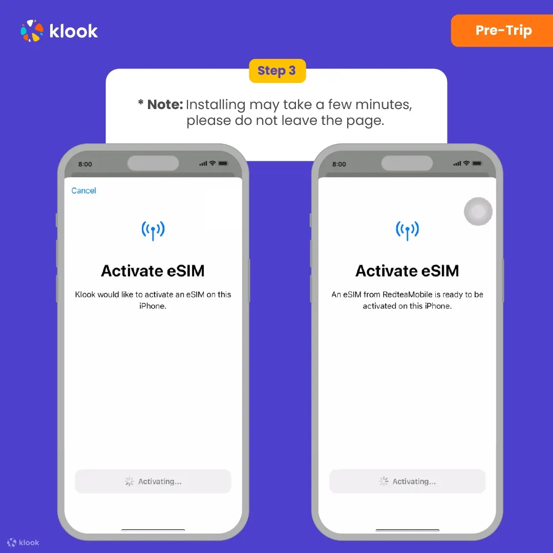 eSIM 美国 - 安装